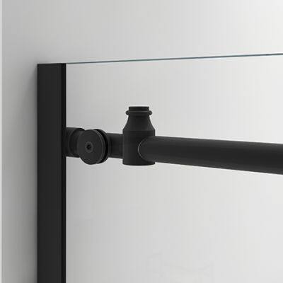 Modern Bathroom Simple Shower Glass Cabin Bath Portable Steam Handle Glass Door Pull Hand Sliding Shower Rooms photo-3