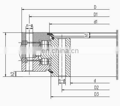 Luoyang Top Quality Crane Slewing Ring Bearing Three Row Cylindrical Roller Slewing Bearing Suppliers for Offshore