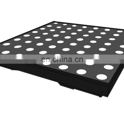 2022 cheap sale dj 8x8 tempered glass dot matrix led dance floor panel