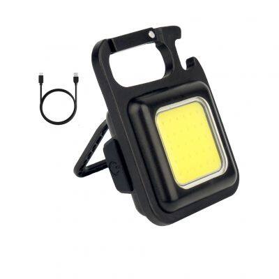 LED Work Light 500lm Portable Working Light with Stand Plug 2 Brightness Modes Flood Light 6000K Daylight