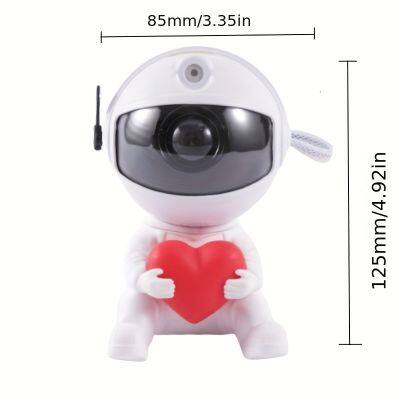 Mini Astronaut Design Galactic Project Light Starry Sky Projector Lamp Galaxy Night Light For Kids Bedroom Decoration photo-2