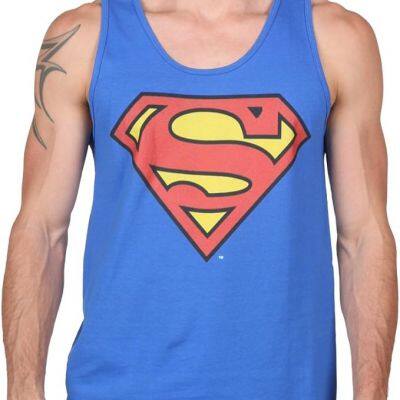 Men's Superman Classic Logo- Tank T-Shirt