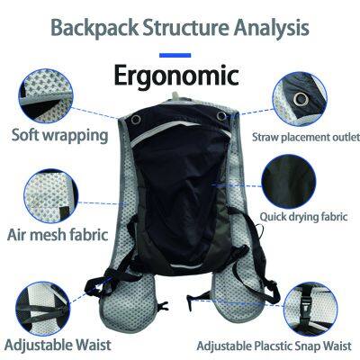 China Pacer Backpack Flag – Ultra-Light, Breathable, Multi-Functional With Carbon Composite Pole photo-3