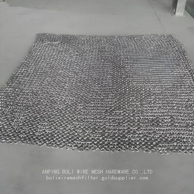 20x15 Stainless Steel Chainmail Scrubber/stainless Steel Ring Mesh/chain Mail Customized photo-4