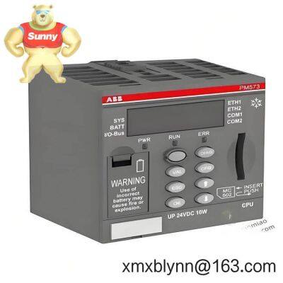 ABB PM573-ETH (1SAP130300R0271) – Ethernet CPU for AC500 PLC systems