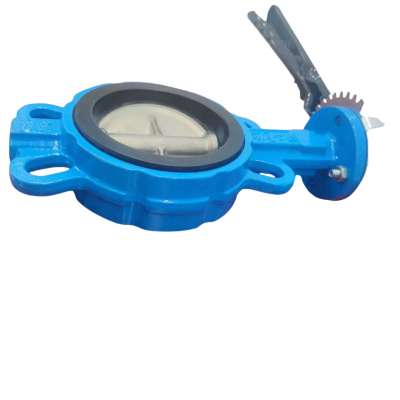 ISO9001/ISO14001 Certified High Performance PN16 DN50 DI Cast Iron EPDM Soft Sealing Wafer Butterfly Valve photo-6