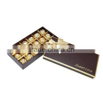 Popular Chocolate Box with Tray and Corrugated Paper