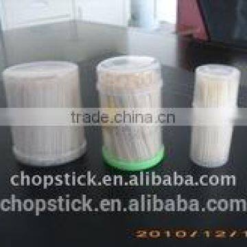 high quality plastic toothpick in a plastic box with FDA certificate