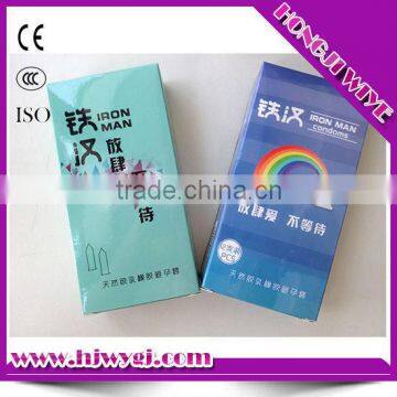 rainbow free color sexy male silicone condom