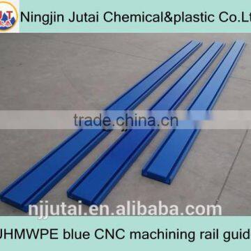 Abrasion and impact resistant UHMWPE blue CNC machining rail guide