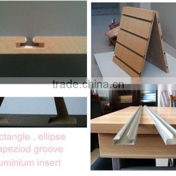 china shandong shengze wood produce 11 grooves slot mdf