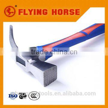 Non-slip rubber claw hammer