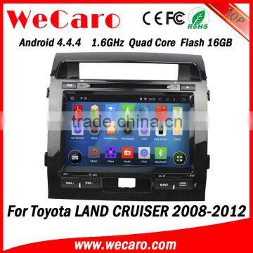 Wecaro WC-TL9006 9" Android 4.4.4 car dvd player touch screen touch screen dvd for toyota land cruiser WIFI 3G 2008-2012