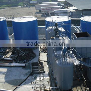 automatic used plastic oil refining unit waste oil recycling machine used tire oil refinery unit