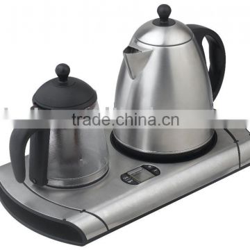 1.7L stainless steel electric kettle set