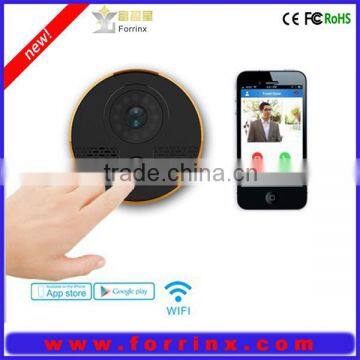 WIFI Video Doorphone Door Bell Two-Way Audio Motion detection 0.3M Camera