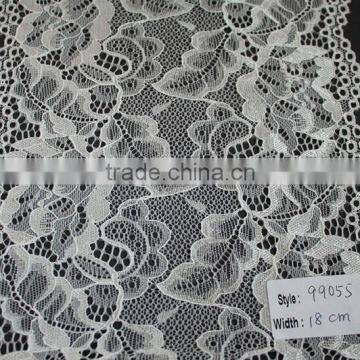 Pretty Design Stretch Lady Lace Fabric,fancy Flower Elastic Lace Fabric photo-5