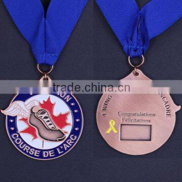 2.25" size,thick3mm, copper plated, zinc alloy ww2 service medals