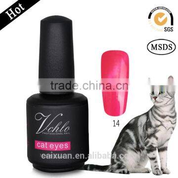 New arrival nail art, magic uv gel polish/ cat eye color gel nail polish