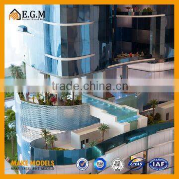 Miniature 1:100 ARABTEC SARAYA TOWER Abs & Acrylic Architectural Model