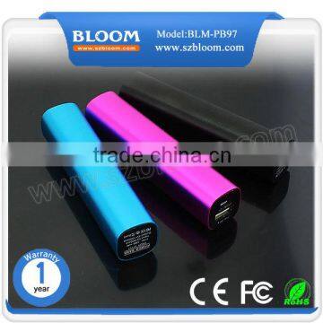High quality round shape 2600mah power bank for iphone 6s
