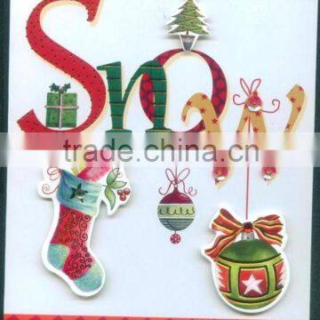 Chirstmas Greeting 3D card for kids