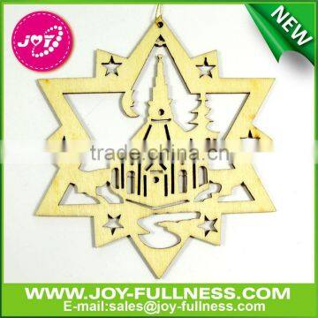 wonderful laser cut wood decoration for Christmas