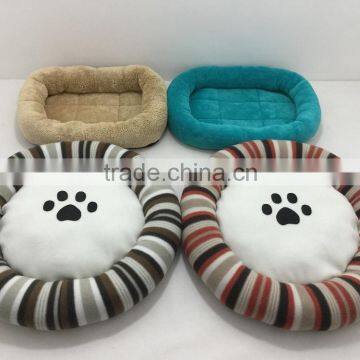 colorful pet bed fleece cat mat cheap paw cat / puppy dount