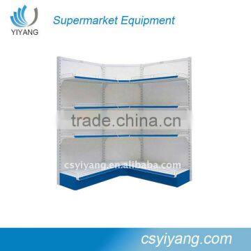 supermarket shelf high quality back hole shelf