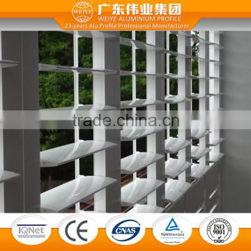 Aluminum extrusion profile for sun shading shutters aluminum sun shutter louvres