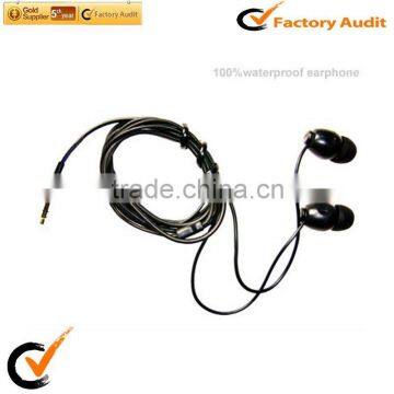 mp3 phone waterproof earphone for swimming