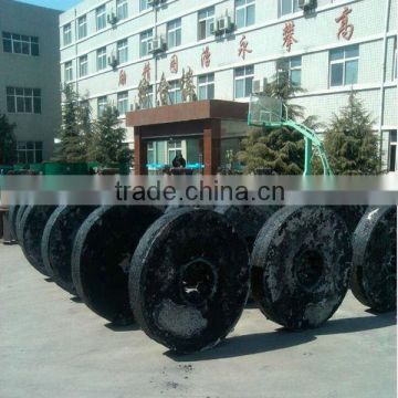 Wheeled type gold ore grinding machine for sale