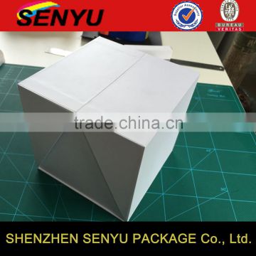 Accept Custom Design Square Folding Cardboard Grade Gift Box for Sale