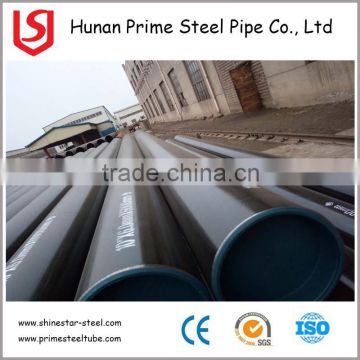 10" Q345B ERW BLACK WELDED STEEL PIPE WITH BLACK PAINTING/ ERW WELDED STEEL PIPE