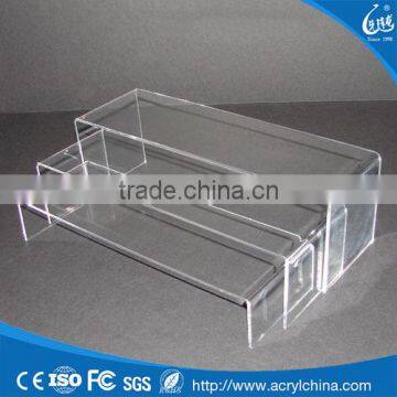 Wide Clear Acrylic Nesting Bridge - Set of 3