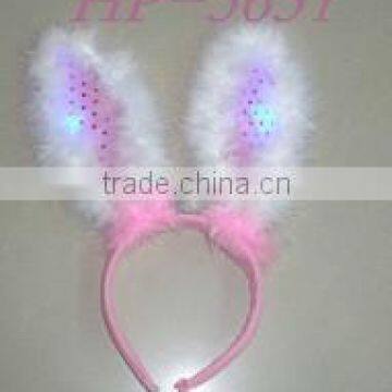 Glow Bunny Headband & Light up Bunny Headband with 6 LEDs