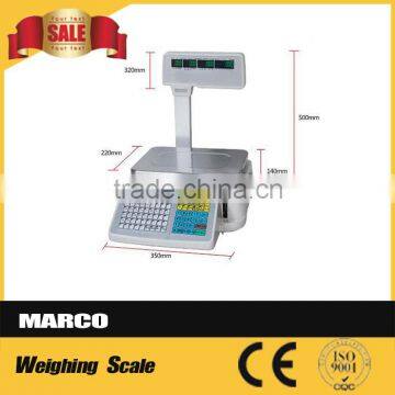 Barcode Types Digital Weight Scale rs 232 Electronic Scale With Label Printer photo-2