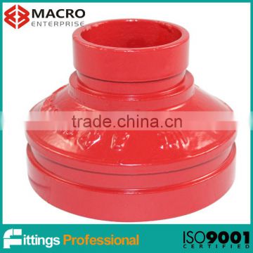 Ductile iron grooved fittings reducer