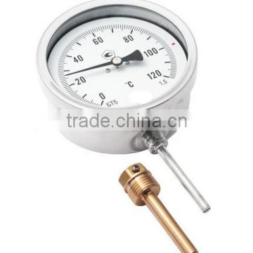 remote transmitter bimetallic thermometer