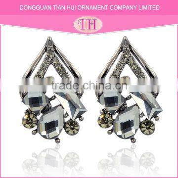 Eco-friendly Material Ladies Emerald Factory New Fashion Alloy Earring photo-3