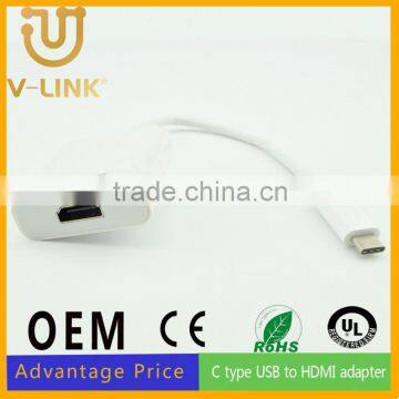 Customization usb c type to hdmi wire with high speed ethernet data transfer