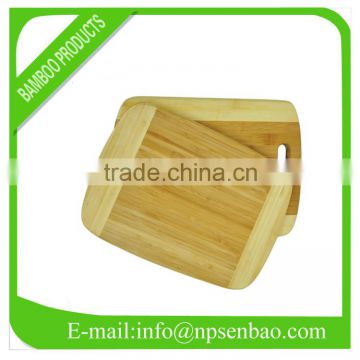 Modern 2PCS bamboo cutting board set