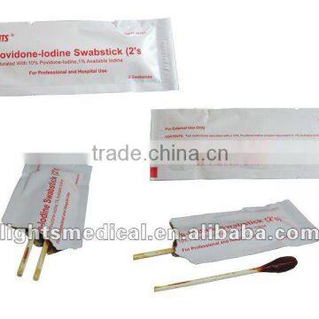 10% Povidone-iodine medical swabstick(Hot sale!!!)