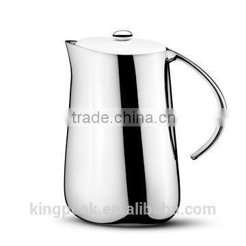 2L stainless steel vacuum insulated coffee pot/Stainless steel double wall milk jug/Coffee contontainer