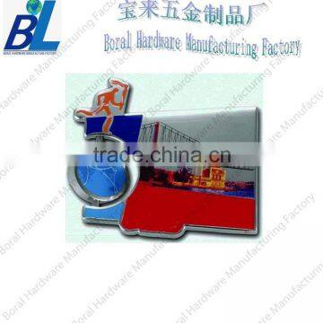 Zinc alloy nickel plating pin with dangle