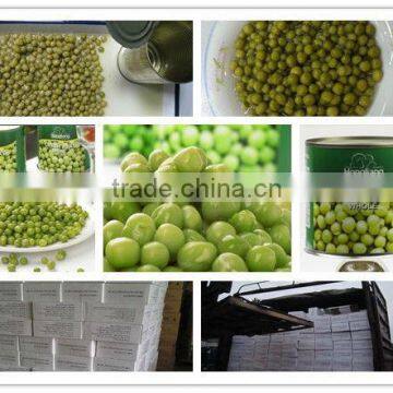 canned green peas