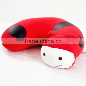 Plush U Shape Ladybird Animal Neck Pillow