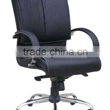 Black ergonomic PU swivel office chair K-8010