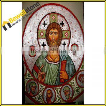 Church marble 3d floor mosaic murals from China