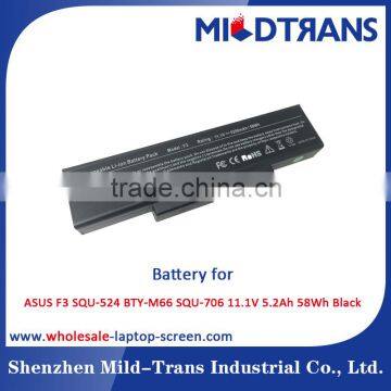 11.1V 5.2Ah 58Wh Black Laptop Battery for ASUS F3 SQU-524 BTY-M66 SQU-706